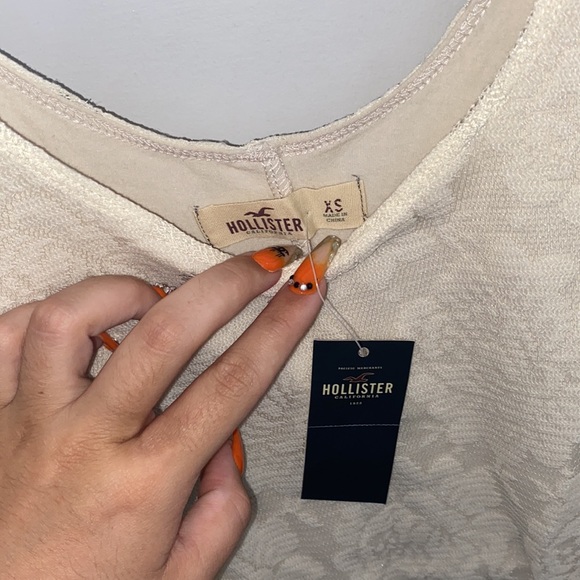 NWT HOLLISTER LACE BODYCON DRESS LONG SLEEVE XS - Picture 3 of 5